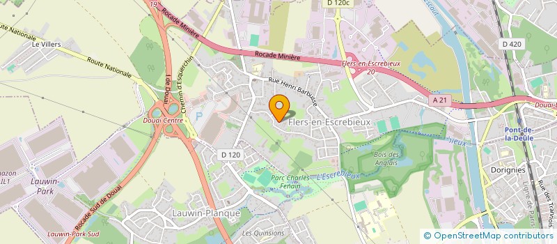 localisation de l'entreprise SCI LERNOULD  FLERS-EN-ESCREBIEUX