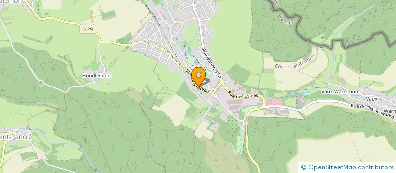 localisation de l'entreprise SCI LERO  GORCY