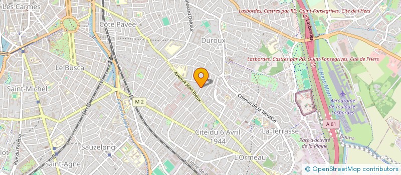 localisation de l'entreprise SCI LERO à TOULOUSE