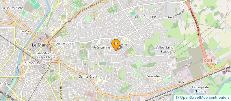 localisation de l'entreprise SCI LEROI-MEZERETTE  LE MANS