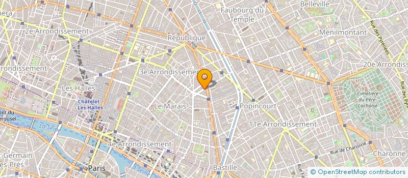 localisation de l'entreprise SCI LEROMAIN  PARIS