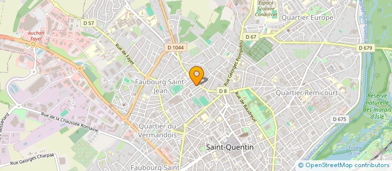 localisation de l'entreprise SCI LERON à SAINT QUENTIN