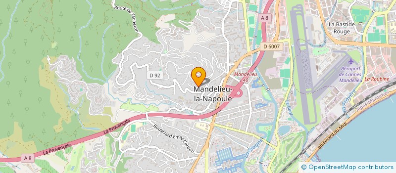 localisation de l'entreprise SCI LEROPI à MANDELIEU-LA-NAPOULE