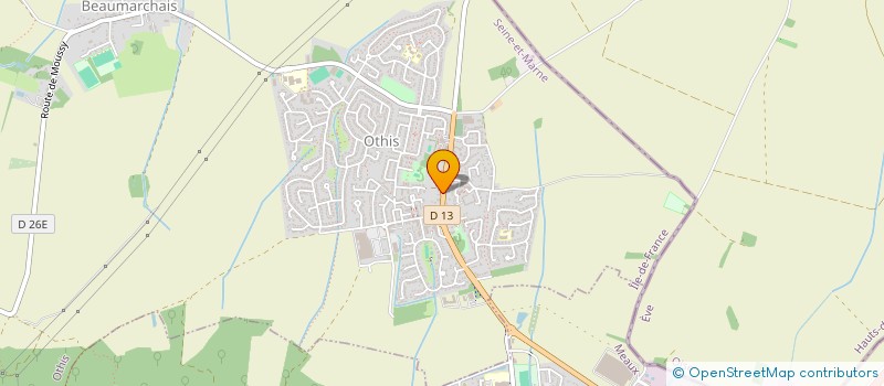 localisation de l'entreprise SCI LEROUX  OTHIS