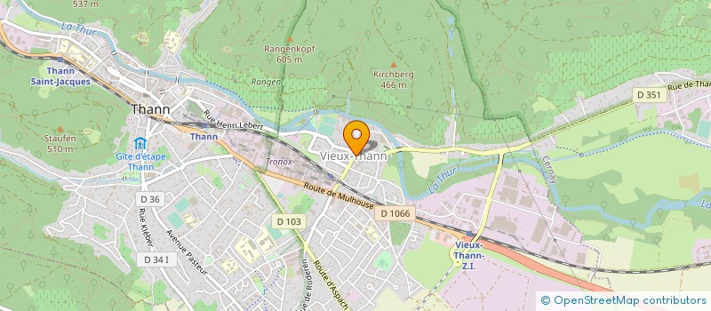 localisation de l'entreprise SCI LEROUX  VIEUX-THANN