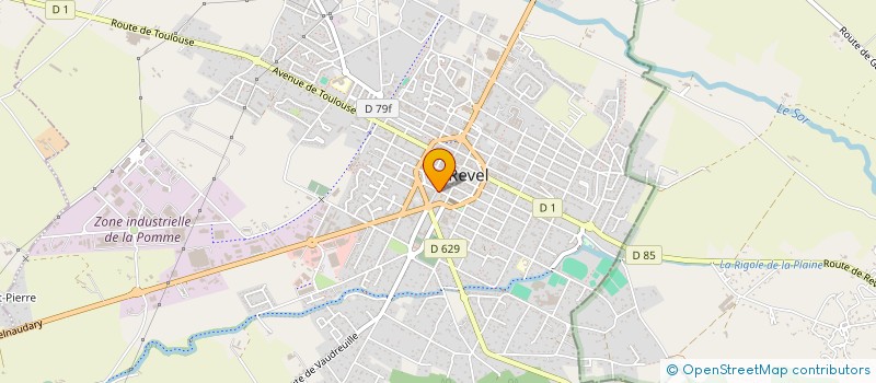 localisation de l'entreprise SCI LEROUX  REVEL