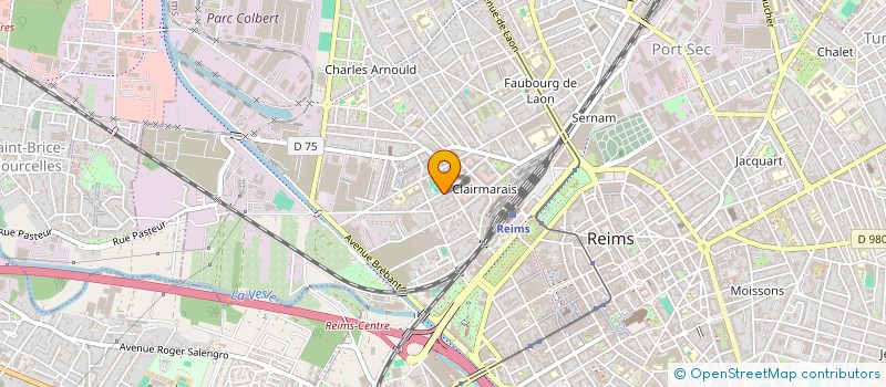 localisation de l'entreprise SCI LEROUX  REIMS