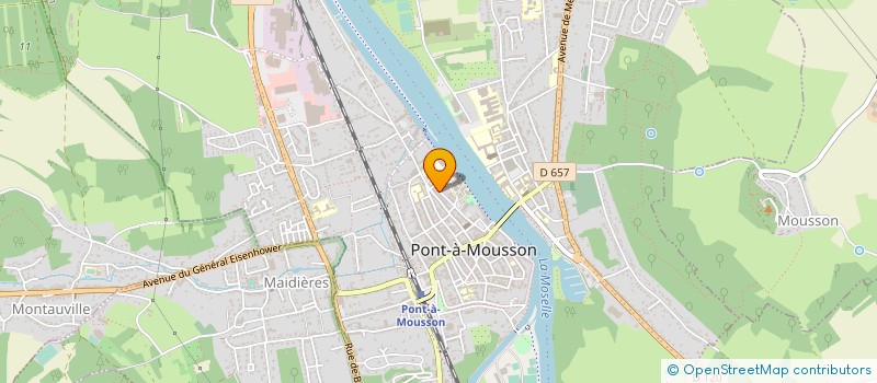 localisation de l'entreprise SCI LEROUX GM  PONT-A-MOUSSON