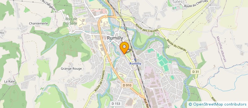 localisation de l'entreprise SCI LEROUX IMMOBILIER  RUMILLY