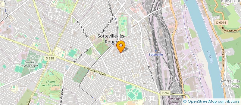 localisation de l'entreprise SCI LEROUX-MOREL  SOTTEVILLE-LES-ROUEN