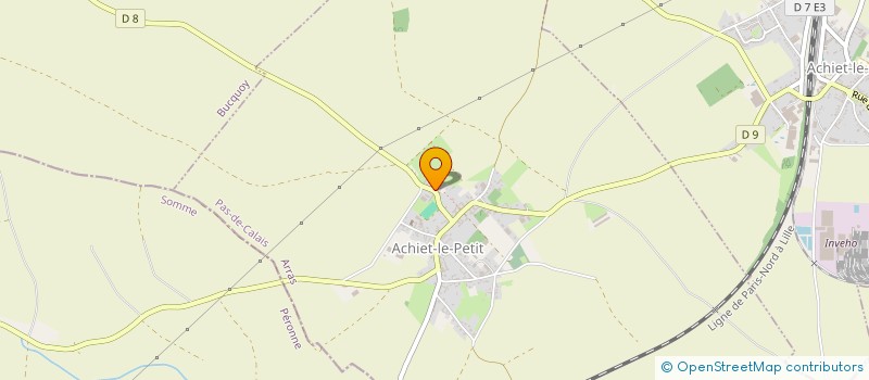 localisation de l'entreprise SCI LEROUX PHALEMPIN  ACHIET-LE-PETIT