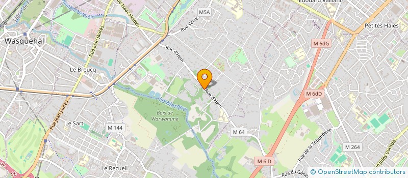 localisation de l'entreprise SCI LEROUX POUPARD à CROIX