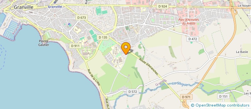 localisation de l'entreprise SCI LEROY  GRANVILLE