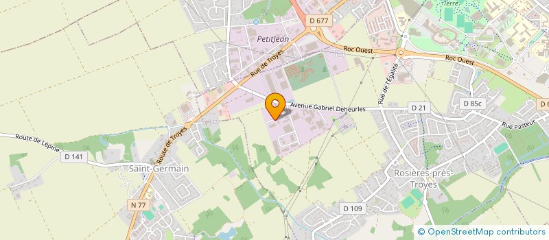 localisation de l'entreprise SCI LEROY  ROSIERES-PRES-TROYES