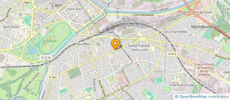 localisation de l'entreprise SCI LEROY  CAEN