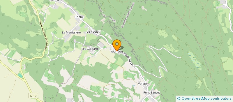 localisation de l'entreprise SCI LEROY  GROSLEE-SAINT-BENOIT