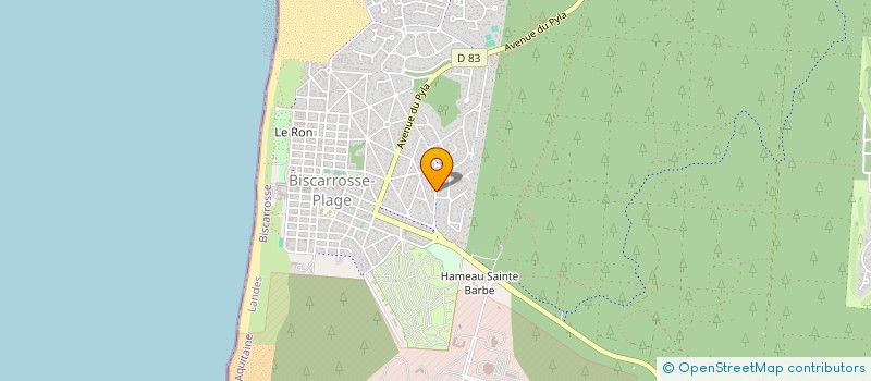 localisation de l'entreprise SCI LEROY  BISCARROSSE