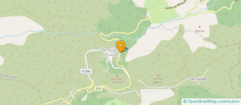 localisation de l'entreprise SCI LEROY  BEZAUDUN-LES-ALPES