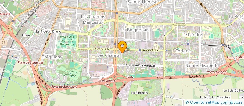 localisation de l'entreprise SCI LEROY  RENNES