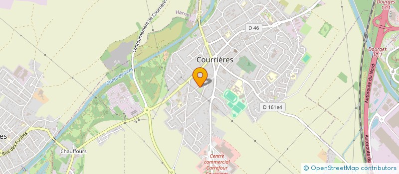 localisation de l'entreprise SCI LEROY  COURRIERES