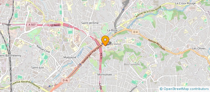 localisation de l'entreprise SCI LEROY à MARSEILLE