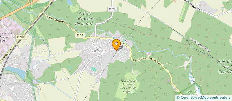 localisation de l'entreprise SCI LEROY  AUFFARGIS