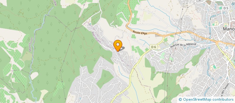 localisation de l'entreprise SCI LEROY  MANOSQUE