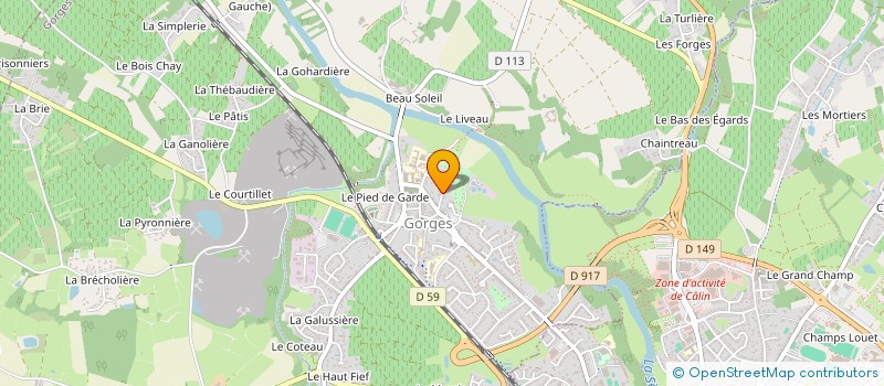 localisation de l'entreprise SCI LEROY AGA  GORGES