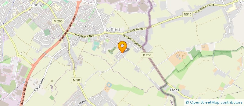 localisation de l'entreprise SCI LEROY FELEZ  TOUFFLERS