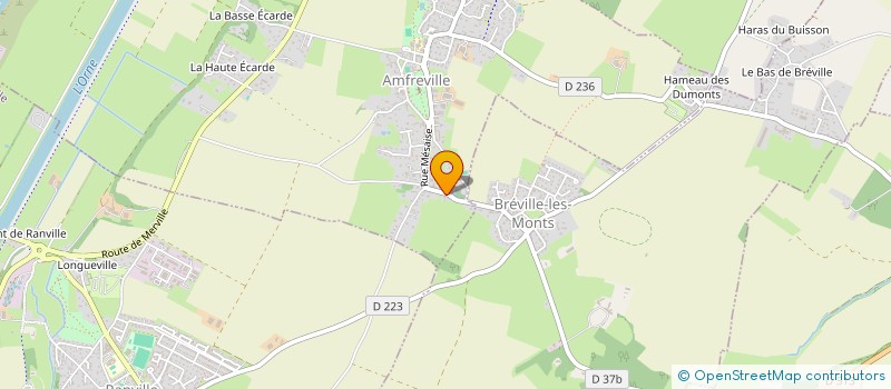 localisation de l'entreprise SCI LEROY-MOUTIER  AMFREVILLE