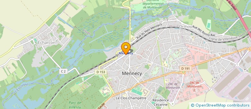 localisation de l'entreprise SCI LEROY'S  MENNECY