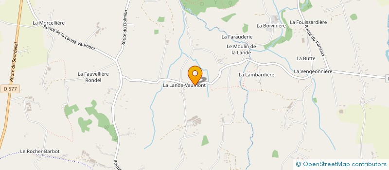 localisation de l'entreprise SCI LEROY TANGUY  VIRE NORMANDIE