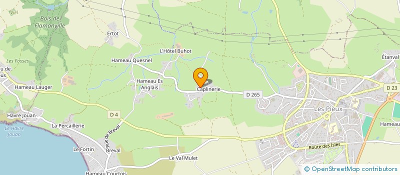 localisation de l'entreprise SCI LEROYA  LES PIEUX