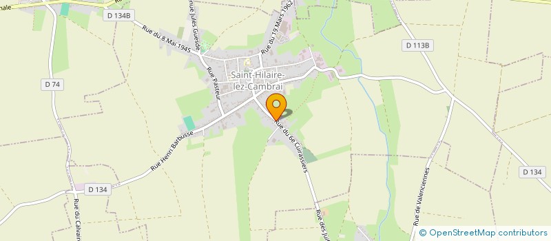 localisation de l'entreprise SCI LEROYAUX  SAINT-HILAIRE-LEZ-CAMBRAI