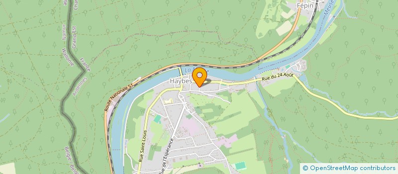 localisation de l'entreprise SCI LERUCHER  FUMAY