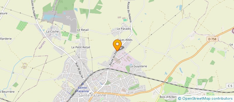 localisation de l'entreprise SCI LERUSTE à SAINTE PAZANNE