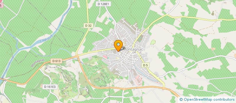 localisation de l'entreprise SCI LERY  MONTAGNAC