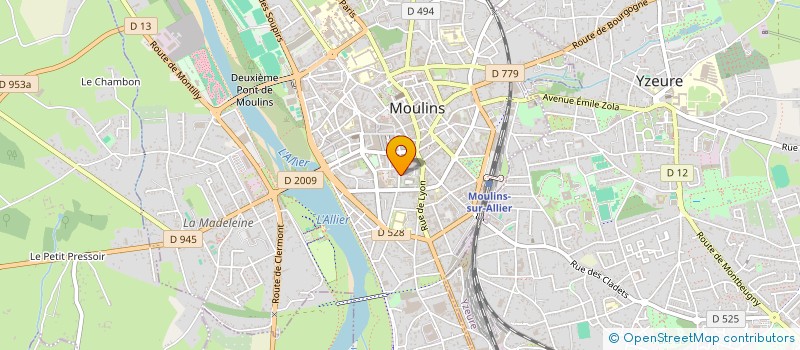 localisation de l'entreprise SCI LERY CEYRAT à MOULINS