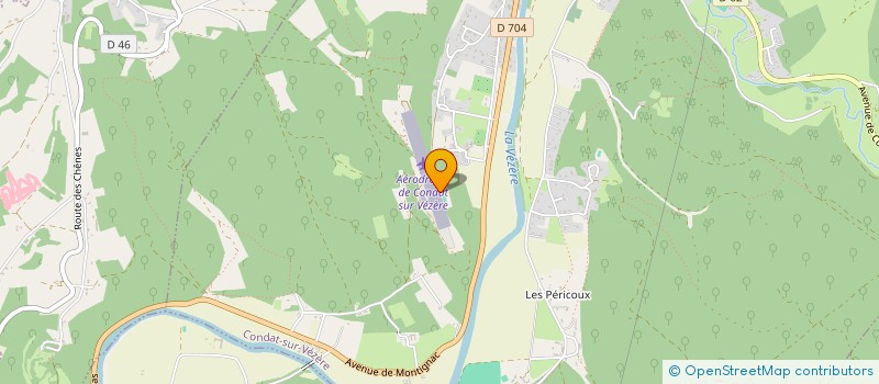 localisation de l'entreprise SCI LES 10  CONDAT-SUR-VEZERE