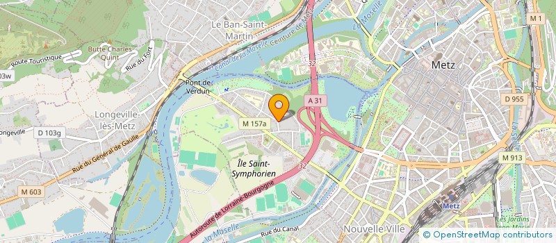 localisation de l'entreprise SCI LES 10 MESANGES  LONGEVILLE-LES-METZ