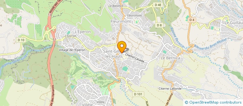 localisation de l'entreprise SCI LES 100 PAQUERETTES à SAINT-PAUL