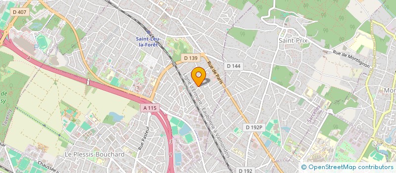 localisation de l'entreprise SCI LES 11 TANNIERES  SAINT-LEU-LA-FORET