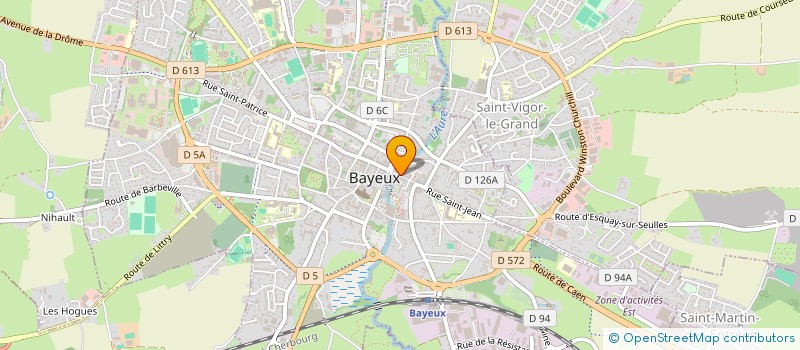 localisation de l'entreprise SCI LES 12 APOTRES  BAYEUX