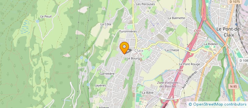 localisation de l'entreprise SCI LES 120 TOISES  CLAIX