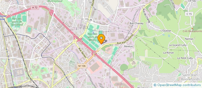 localisation de l'entreprise SCI LES 2 A  SAINT-ETIENNE