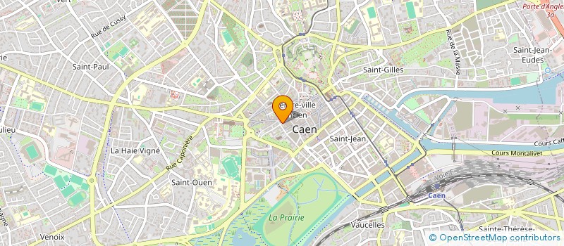localisation de l'entreprise SCI LES 2 AILES à CAEN