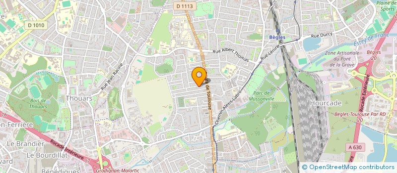 localisation de l'entreprise SCI LES 2 AS  VILLENAVE-D'ORNON