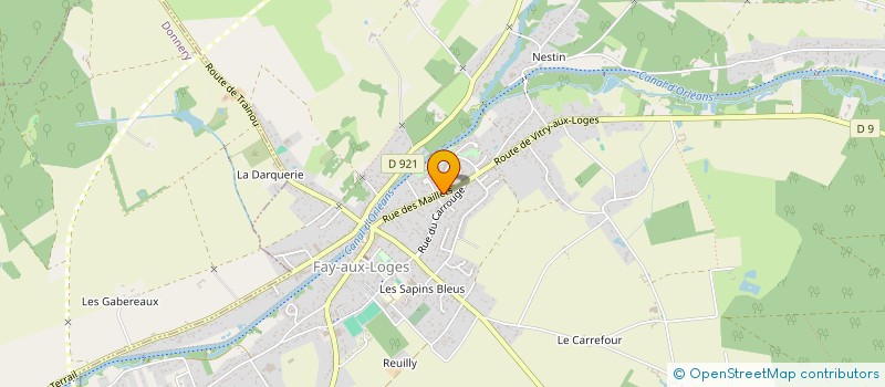 localisation de l'entreprise SCI LES 2 BIQUETTES à FAY-AUX-LOGES