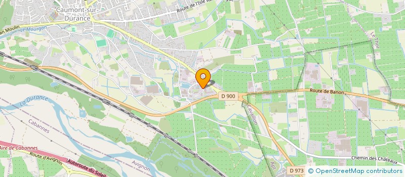 localisation de l'entreprise SCI LES 2 C  CAUMONT-SUR-DURANCE