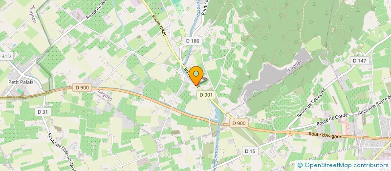 localisation de l'entreprise SCI LES 2 C  LAGNES